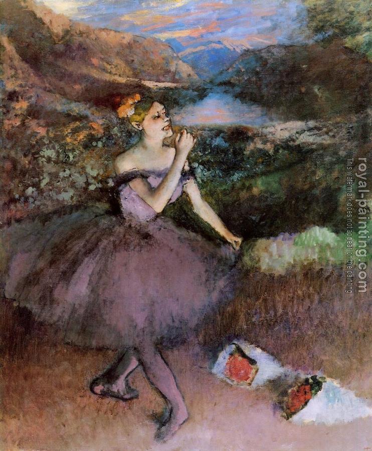 Edgar Degas : Dancer with Bouquets